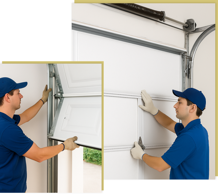 installing garage door
